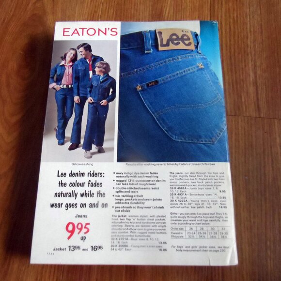 1974 Eaton's Spring and Summer Catalogue - Picture 2 of 2